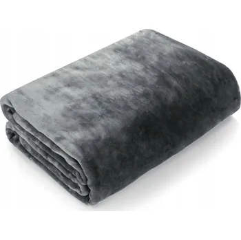 Prostěradlo Přikrývka Łóżkoholicy akryl 160 cm x 200 cm šedá