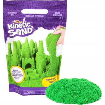 kinetický písek Kinetický písek. Písek 900g, zelený Spin Master