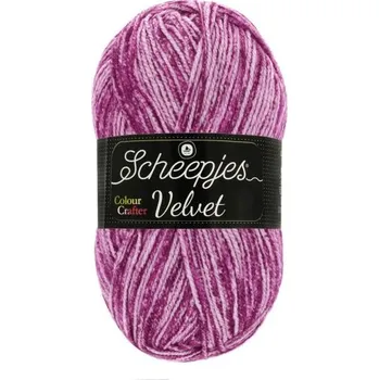 Příze Příze Scheepjes Velvet fialovobílá