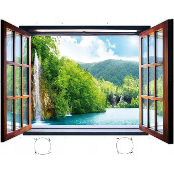 Fototapeta Fototapeta samolepka na stěnu VODOPÁD 3D 201x145