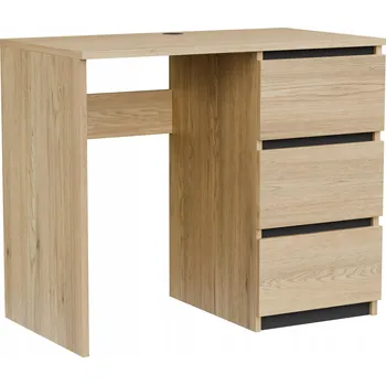 Psací stůl Obdélníkový psací stůl ComfortCove 90,5 x 50 x 76,6 cm, dub