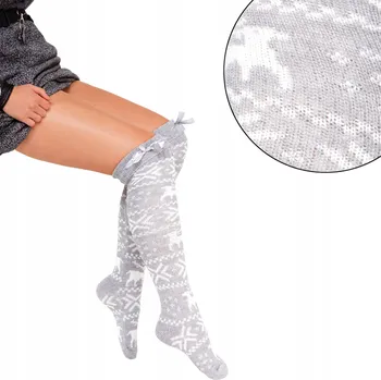 Dámské ponožky Moraj Dámské podkolenky 1700-001 šedé 38-41