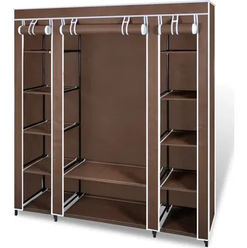 Šatní skříň Kolekce Skříň VidaXL 45 x 176 x 150 cm v odstínech hnědé