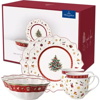 Snídaňová souprava VILLEROY & BOCH Toys Delight, varianty: Sada červená/pestrá