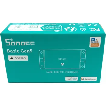 Centrální jednotka pro chytrou domácnost SONOFF Basic Gen5 matter