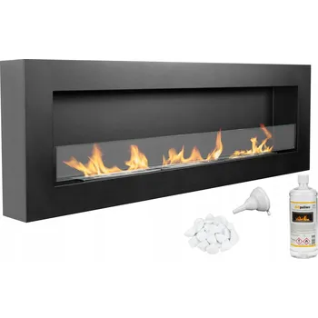 Biokrb Závěsný biokrb Biokominki GMT 120 x 40 x 12 cm černý