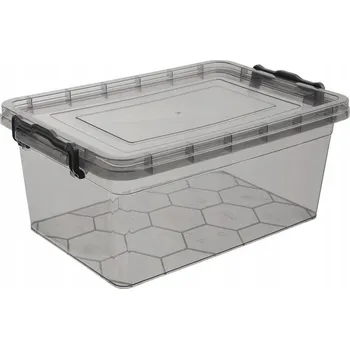 Dóza na potraviny Nádoba na potraviny s víkem šedá GREY 9 l