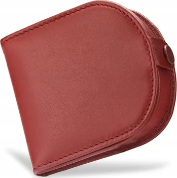 Peněženka Visconti peněženka na mince z lícové kůže červená - unisex