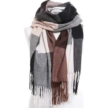 Šála Moraj šála hnědá 180 cm - dámská