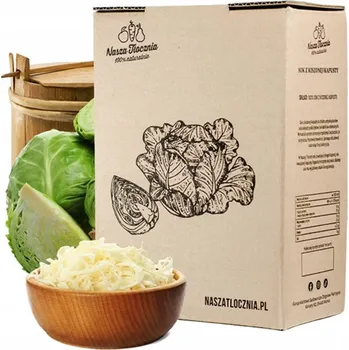 Šťáva lisovaná za studena 100% z kysaného zelí NFC 3L