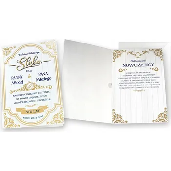 Obraz Přání ke Svatba, výročí, 15,1 x 22,8 cm