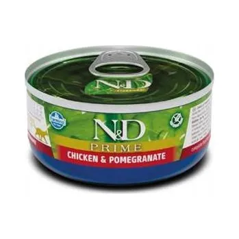 Krmivo pro kočku Farmina Cat Prime Adult Kuře a Granátové Jablko Mokré Krmivo Pro Kočky 70g