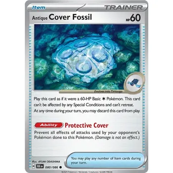 Karetní hra Antique Cover Fossil 080/086 - Black Bolt Typ karty: Reverse Holo