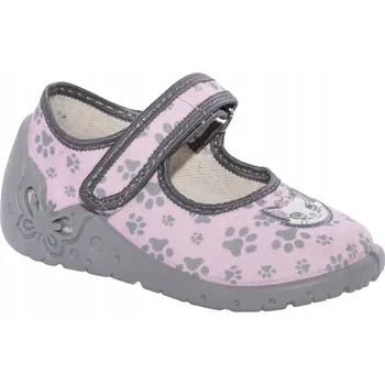 Dětská móda Zetpol dětské papuče na suchý zip, vícebarevné, velikost 24