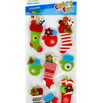 samolepka Samolepky Vánoční mix CRAFT WITH FUN 480414