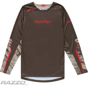 cyklistický dres Pánský dres TroyLeeDesigns GP Pro Scout Jersey Slab Timber 2026 XL