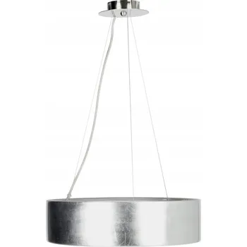 Závěsné svítidlo STŘÍBRNÉ ZÁVĚSNÉ 2X60W E27 odstíny šedé stropní svítidlo