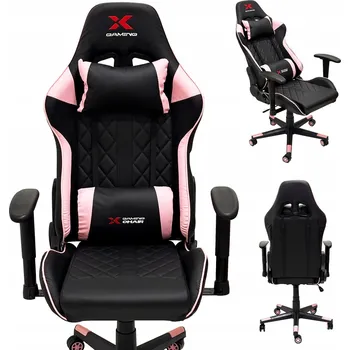 Herní Kancelářské Otočné Křeslo Xgaming Xcom2 - Černo-Růžové