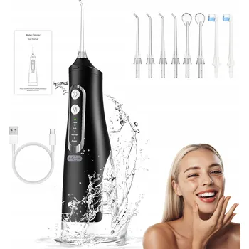 Bezpečnostní kamera ZUBNÍ IRIGATOR BEZDRÁTOVÁ DENTÁLNÍ 5 PROVOZNÍCH REŽIMŮ 6 TRYSEK