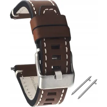 Řemínek na hodinky Kožený řemínek na hodinky Diloy 414.02 20-24 mm 24