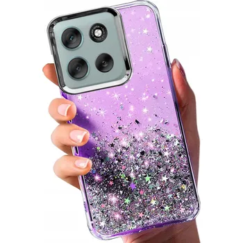 Pouzdro na mobilní telefon Zadní Kryt MBM pro Motorola Moto G86 fialový