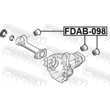 Zavěšení kol POLŠTÁŘ DIFERENCIÁLU Ford EXPEDITION FORD F-150 FDAB-098