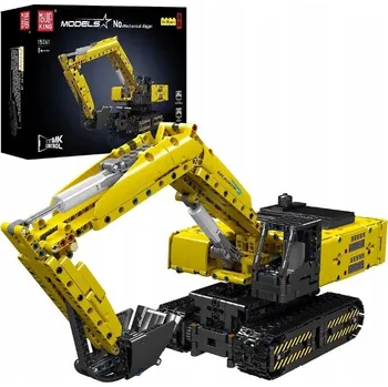 ostatní stavebnice DÁLKOVĚ OVLÁDANÝ PÁSOVÝ BAGR STAVEBNICE TECHNIC MOULD KING 15061 APP