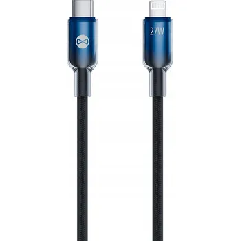 Datový kabel Kabel Forever USB-C - Apple Lightning 1 m černý