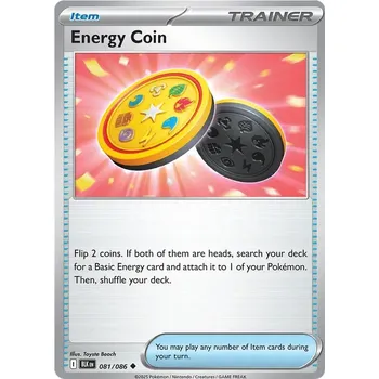 Sběratelská karetní hra Energy Coin 081/086 - Black Bolt Typ karty: Reverse Holo