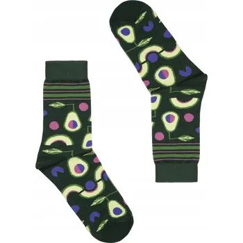 Dámské ponožky Veselé barevné ponožky, AVOKÁDO 42-46
