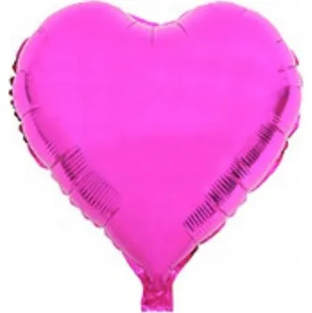 Balónek Fóliový balónek Srdce růžové malinové Valentýn Narozeniny Oslava 45 cm
