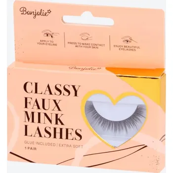 Péče o řasy a obočí Umělé řasy Bonjolie - Klasické + lepidlo