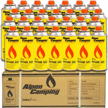 Plynová kartuše Plynová kartuše Alpen Camping 014919