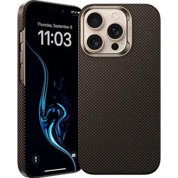 Pouzdro na mobilní telefon Zadní Kryt Benks pro Apple iPhone 16 Pro hnědý