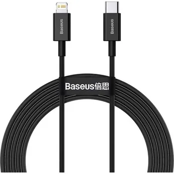 Datový kabel Baseus Superior Series rychlonabíjecí kabel USB-C/Lightning 20W 2m černá