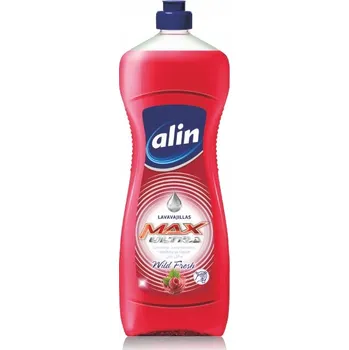 Mycí prostředek Prostředek na mytí nádobí ALIN MAX ULTRA malina máta 1.3 L Španělský
