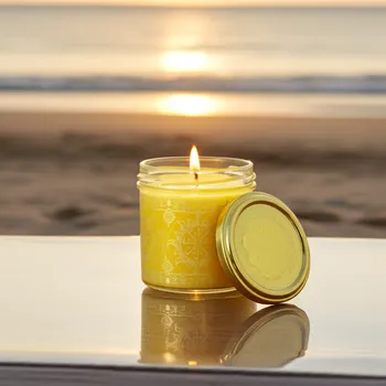 vonný vosk SCHMINKA Vonná sójová svíčka - Sluneční