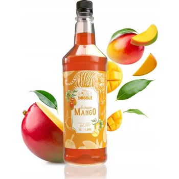 Sirup Ovocný sirup pro barmany na bubble tea, do kávy, drinků a vody 1000 ml | Mango
