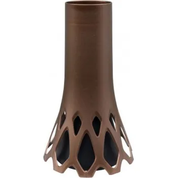 Váza Hnědá váza na hrob s vnitřní zátěží