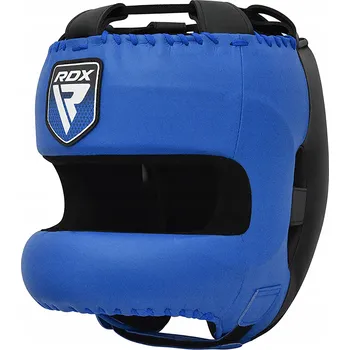 Chránič hlavy na box a bojový sport Boxerská helma RDX Apex Boxing Head Gear s ochranou nosu - Velikost M