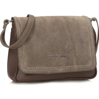 Kabelka Toscanio kabelka přes rameno přírodní lícová kůže béžová