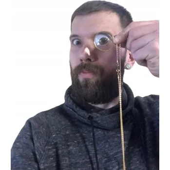 LUPA S ŘETÍZKEM ZVĚTŠOVACÍ 5X SKLO