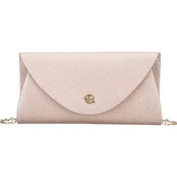 Kabelka Dámské třpytivé psaníčko Barva: Béžová