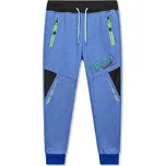 KUGO ZATEPLENÉ SOFTSHELLOVÉ TEPLÁKY - GK8639 MODRÁ Velikost: 146, Barva: Modrá