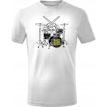 Dětská móda Tričko pro děti s motivem bicích soupravy bubeníka
