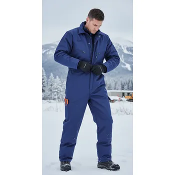 Pracovní kombinéza Portwest Kombinéza ADWELL WINTER, modrá Velikost M námořní modrá