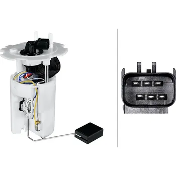 Palivové čerpadlo Palivová přívodní jednotka HELLA 8TF 358 306-531