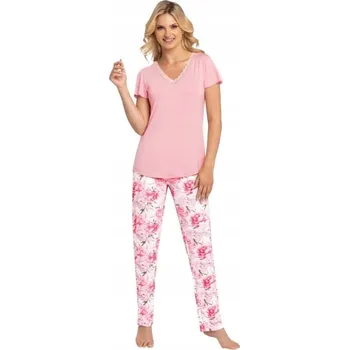 Dámské pyžamo Dámské pyžamo s dlouhými kalhotami Babell TIFFANY růžové M