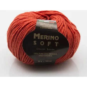 Příze Příze Rial Filati Merino Soft cihlová