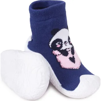 Pánské ponožky Dívčí ponožky YO! CLUB PANDA 24 s gumovou ponožky